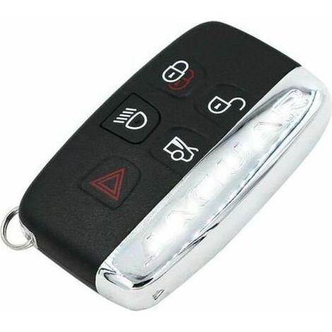Remplacement de coque de clé de voiture à distance à 5 boutons pour Jaguar XE XF XJ XK (1/2)