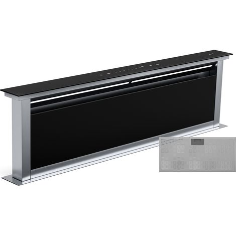 Klarstein Royal Flush Eco - Cappa aspirante  Flusso d'aria: 840 m³/ora  Inclinata  Classe energetica A  64 dB  LED