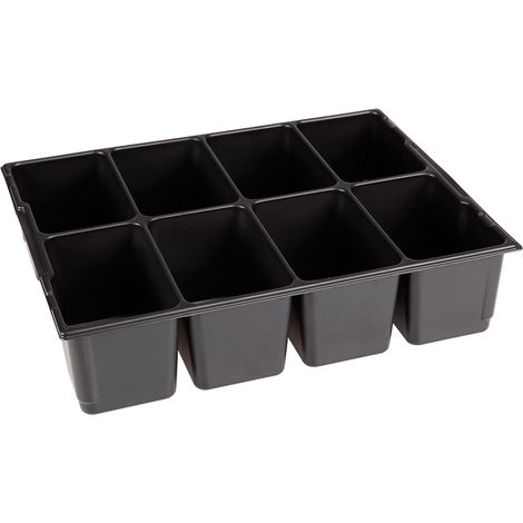 L-BOXX Kleinteileeinsatz L-BOXX® LB 136 B404xT317xH97mm Polystyrol mit 8 Mulden schwarz (1/3)