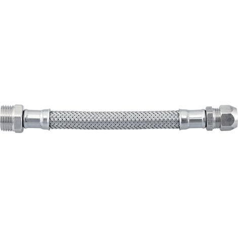 ATTACCHINO INOX BICONO CM 30 PER RUBINETTO MISCELATORE 1/ 2 PER10 SET 5 PEZZI - IDROBRIC (1/3)