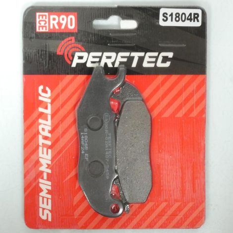 perftec Bremsbelag für Motorrad honda 125 msx 2013 bis 2023 av (1/2)
