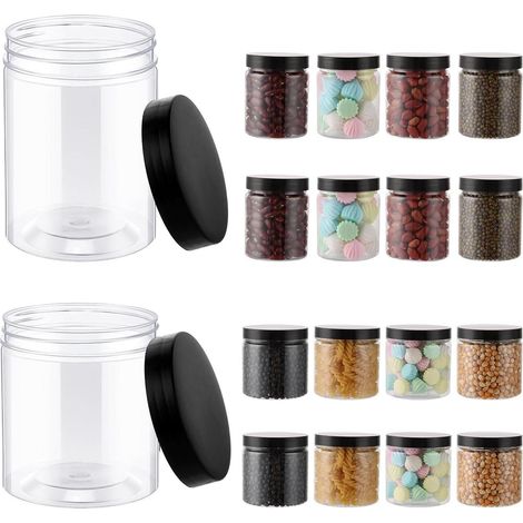 Vorratsdosen Luftdicht BPAfrei Transparent Deckel 16er Set 240ml 420ml (1/5)
