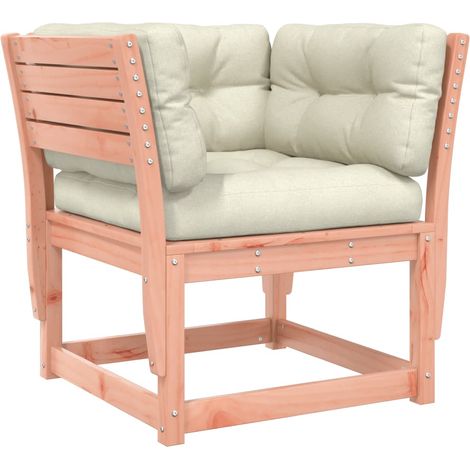 Canapé de jardin,Canapé d'extérieur,Sofa de jardin accoudoirs avec coussins bois massif douglas CFW341110 (1/5)