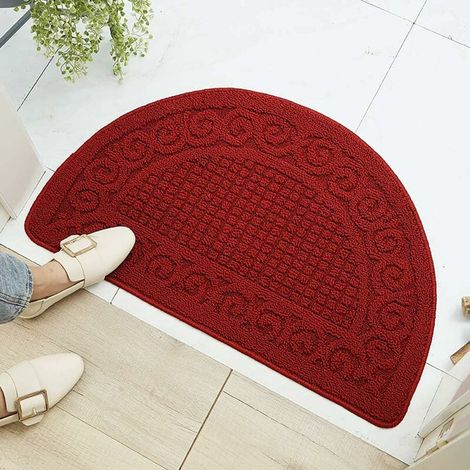 Tapis Entree Interieur, Durable Tapis Antiderapant, Paillasson Interieur, Tapis Absorbants, Entree Mat, Paillassons pour Entrée Lavable en Machine 40 63CM, Safran (1/4)