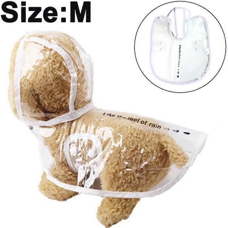 Hunde-Regenmantel mit Kapuze, transparenter Regenmantel für kleine Hunde (1/5)