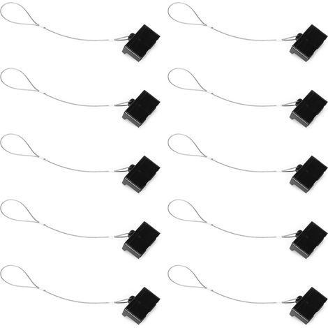 Lot de 10 capuchons anti-poussière noirs pour connecteurs de chariot élévateur, accessoires pour outils électriques, plastique à texture dure, 175 A (1/5)