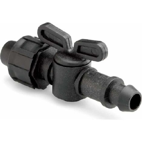 Llave de Paso Cinta de Riego 16mm a Toma de Derivación 16mm con Cierre Roscado (1/2)