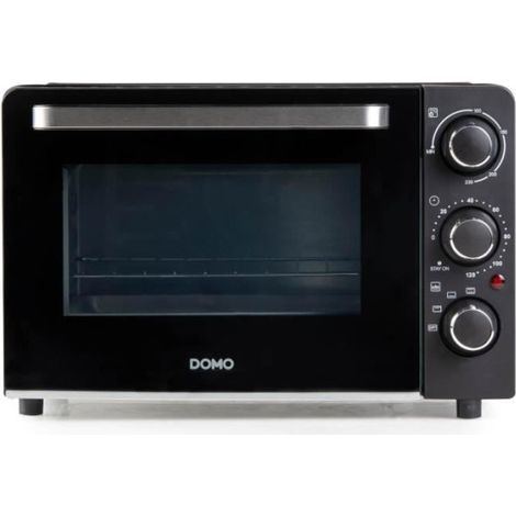 Mini Four Electrique électrique DOMO DO807GO - 20 L - noir - chaleur haut et bas - minuterie 120 min - 1300W