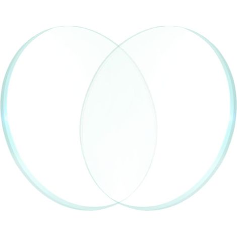 Lentilles optiques biconvexes Baluue, diamètre 50 mm, distance (1/5)