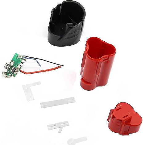 Boîtier en plastique compatible avec les batteries au lithium à trois cellules M12, avec carte de protection PCB. (1/5)