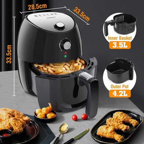 Freidora de aire Aigostar hayden pro 1500W 3,5L (1/5)