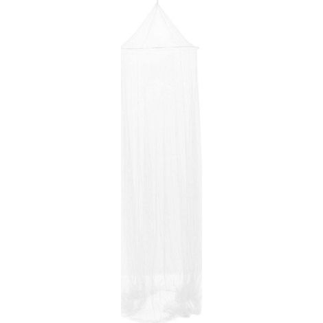 Rideaux coniques en dentelle pour lit dôme, moustiquaire (blanche)-250.00X60.00X0.10CM-White