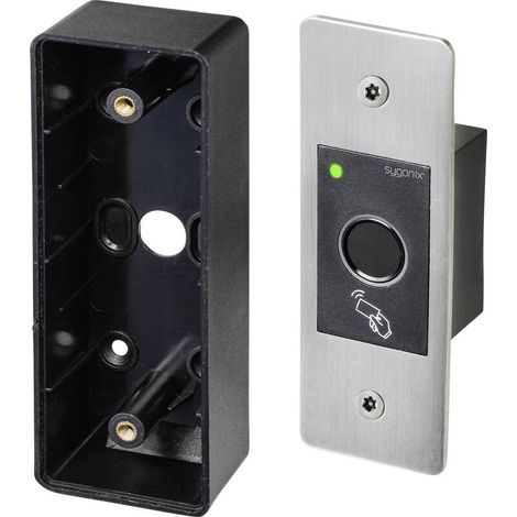 [NEUWERTIG] B-Ware Sygonix Fingerprint RFID Zugangssystem Unterputz IP66 wetterfest schwarz 12V (1/2)