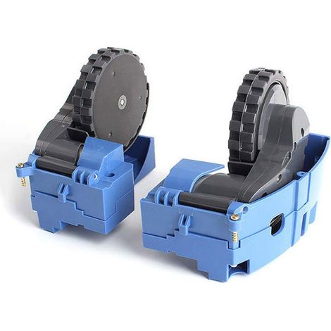 Ruedas motrices azules izquierda y derecha para aspiradoras iRobot Roomba de las series 5/6/7/8/9, repuestos (1/4)