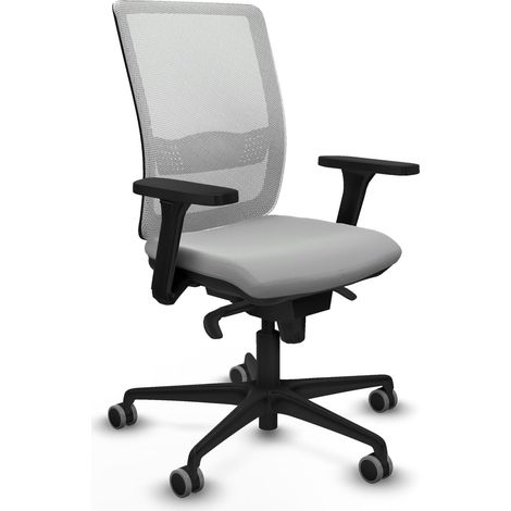 Chaise de bureau piqueras y crespo Haches blanc maille simili cuir (1/2)