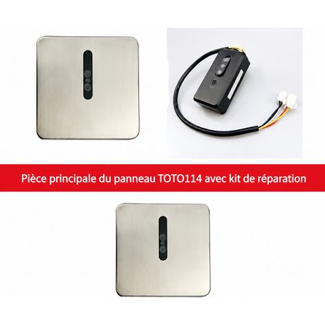 Modèle 5 ensemble panneau 114 Chasse d'Eau Automatique Urinoir WC Encastré Inox 1 × 1 × 1 cm 500 g – Livraison gratuite