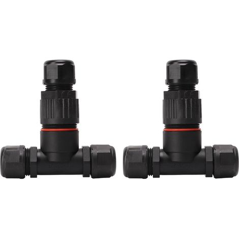 Connecteur étanche Type T, 2 pièces, 5 broches IP68, fil de lampadaire extérieur 450V 32A (1/5)