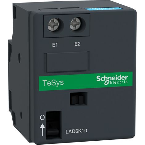 Bloc d accrochage mécanique TeSys 220 à 240 V CC et CA 50 à 60 Hz - LAD6K10M (1/3)