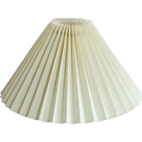 Plissierter Lampenschirm E27, japanischer Stil, Stoff, Tischlampe, Deckendekoration