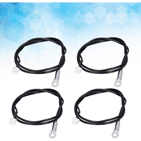 10 Pièces Capteur de Température NTC 50K B3950, Sonde avec Embout Rond et Cosses à sertir, Longueur 500mm (1/5)