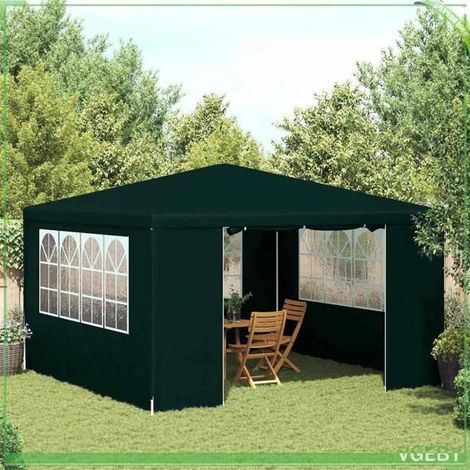 Tente de réception - FAFEICY - 48536 - 4x4 m - Vert - 90 g/m² PE (1/5)