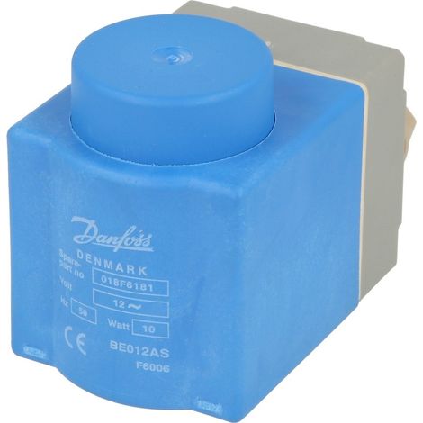 Bobine magnétique Danfoss 10W, 12V, AC 018F670600