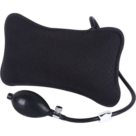 Coussin de soutien lombaire gonflable pour voiture, soutien lombaire, coussin de dossier ergonomique, convient aux sièges de voiture, chaises de bureau, fauteuils roulants, etc. (1/5)