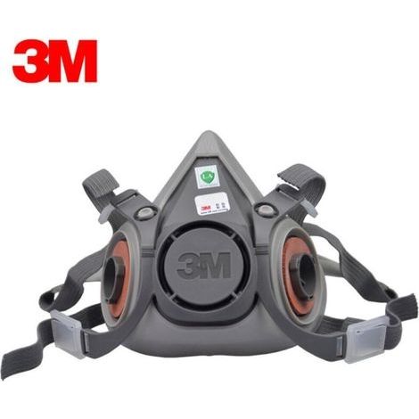 Demi-masque classique réutilisable 3M™ 6200, Certifié EN sécurité- sans cartouches filtrantes (1/4)