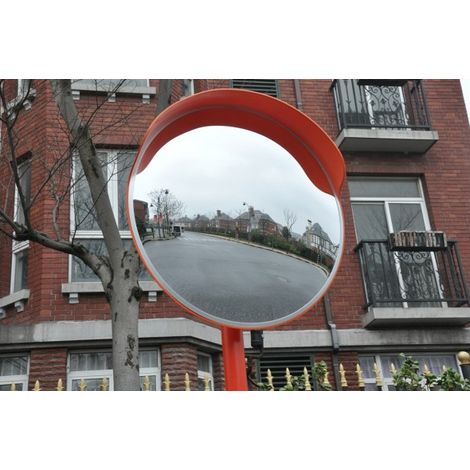 Specchi Stradali di Sicurezza Sorveglianza Negozi Interno Esterno Parete o Palo - Formato: Ø 60 cm
