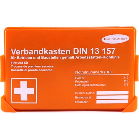 Boîte de secours Mini DIN 13157 Actiomedic (1/5)