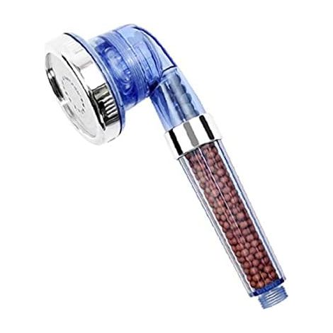 Pommeau de douche à ions négatifs à haute pression turbo - Filtre économiseur d'eau - Buse multifonction amovible et lavable (1/3)