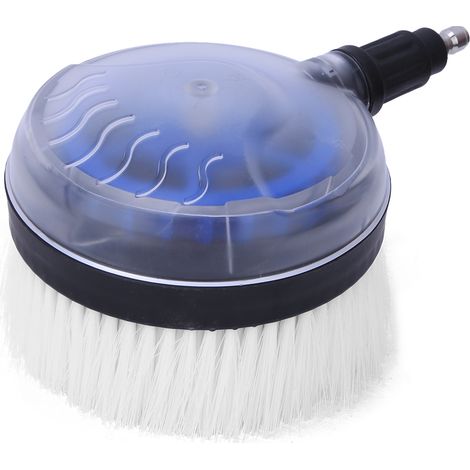 Brosse de lavage rotative à 360° en forme d'éventail pour pistolet à eau haute pression, raccord rapide 1/4". (1/5)