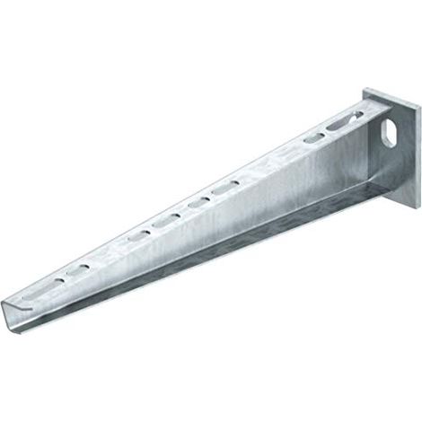 OBO Bettermann Voladizo de pared y poste con placa de cabeza soldada B110mm Acero cincado por inmersión en caliente, 6420656