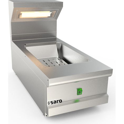 Chauffe-frites - Inox - GN 1/1 - 1kW - Table - LQ/SPE40BB - Saro