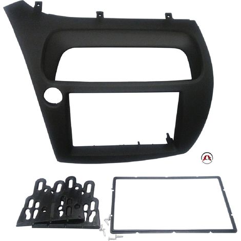 Kit Facade Autoradio KA142B compatible avec Honda Civic 8 06-11 - Noir