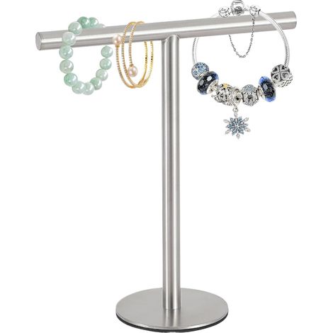Pour les plans de travail, porte-serviettes plan - en acier inoxydable support autoportant forme T
