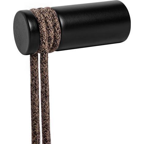creative cables - Rolé, passacavo in legno, fissaggio a parete per lampada a sospensione