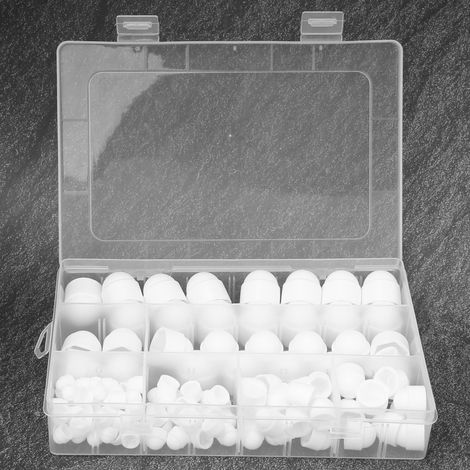 Kit de 145 écrous à dôme en PE M4 M5 M6 M8 M10 M12 - Quincaillerie à capuchon hexagonal (1/5)