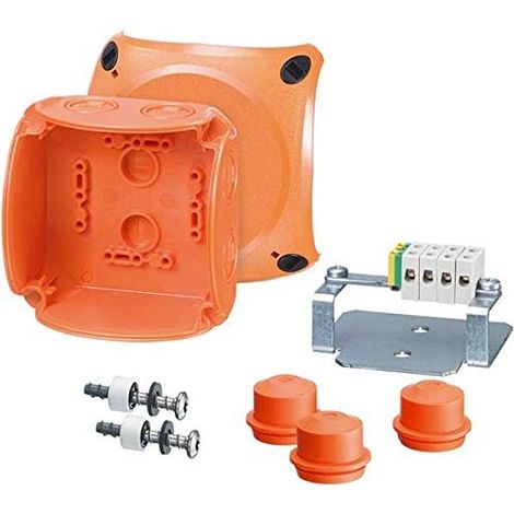 Hensel 62000180 Caja de derivación naranja IP65/IP66