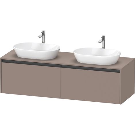 Duravit Ketho.2 bâti-support de lavabo en console, découpe du (1/2)