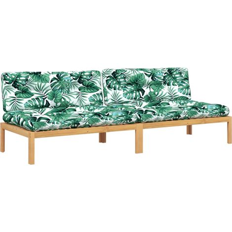 Maison Exclusive - Garten-Mittelsofas aus Paletten 2 Stk. mit Kis