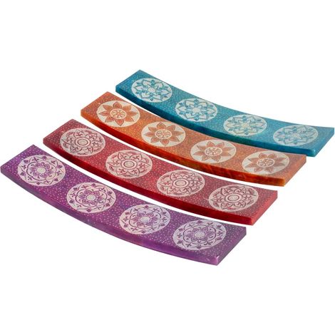Signes Grimalt Portaincienso Regalo  Quemador Incienso Mandala Complementos Natura Multicolor 5x26x2cm 34405