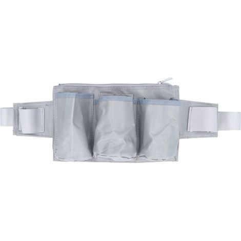 Wasserdichte Gürteltasche aus Oxford-Gewebe für Reinigungswerkzeuge, mit Gürteltasche, zur Aufbewahrung von Gartengeräten und anderen Reinigungsprodukten (grau). (1/5)
