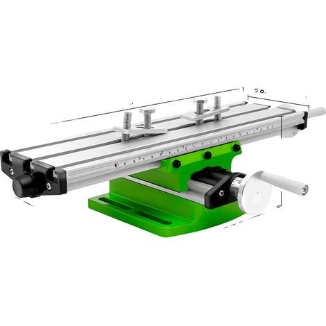 Table de fraisage CNC, design ajustable, performance de précision, Blanc X Vert (1/2)