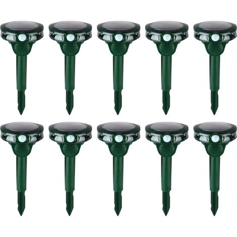 Lot de 10 Anti-nuisibles à ultrasons solaires (1/5)