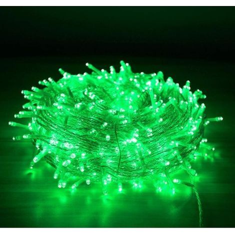 String Lights, 30M 300LED plug, LED Christmas lights, twinkling LED genie lights, tree lights, Christmas genie string lights (Green) (1/4)