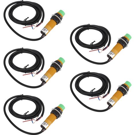 Capteur de proximité inductif 5PCS NPN non intégré, boîtier ABS, 6-36 V CC (1/5)