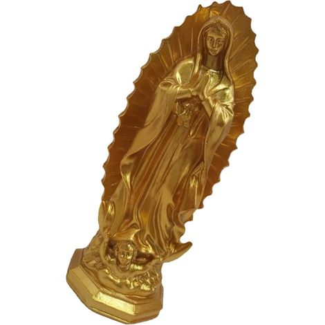 Statue Vierge Résine Figurine Artisanale Décoration Intérieur Sculpture Déesse pour Maison Jardin Statue Catholique Unique (1/5)