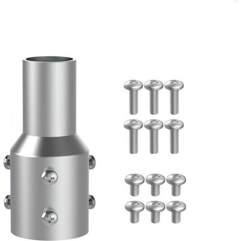 Adaptateur de tuyau réducteur de mât adaptateur de tuyau support de poteau kit de montage en alliage d'aluminium pour Starlink pour Gen2 pour mât TV et mât satellite (1/5)
