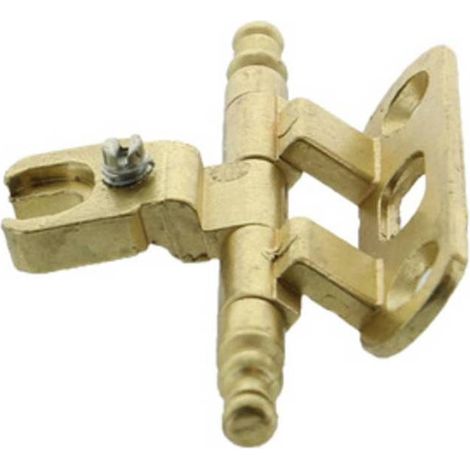 5 x BL CERNIERA P/MOBILI A0058 OTTONATO DA 2 PZ